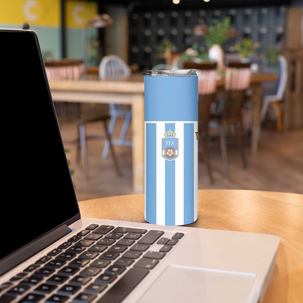 Custom Argentina and Spain Skinny Tumbler 2026 Battle Finalissima