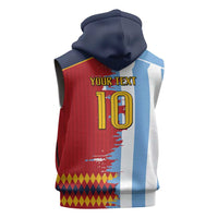 Custom Argentina and Spain Sleeveless Hoodie 2026 Battle Finalissima