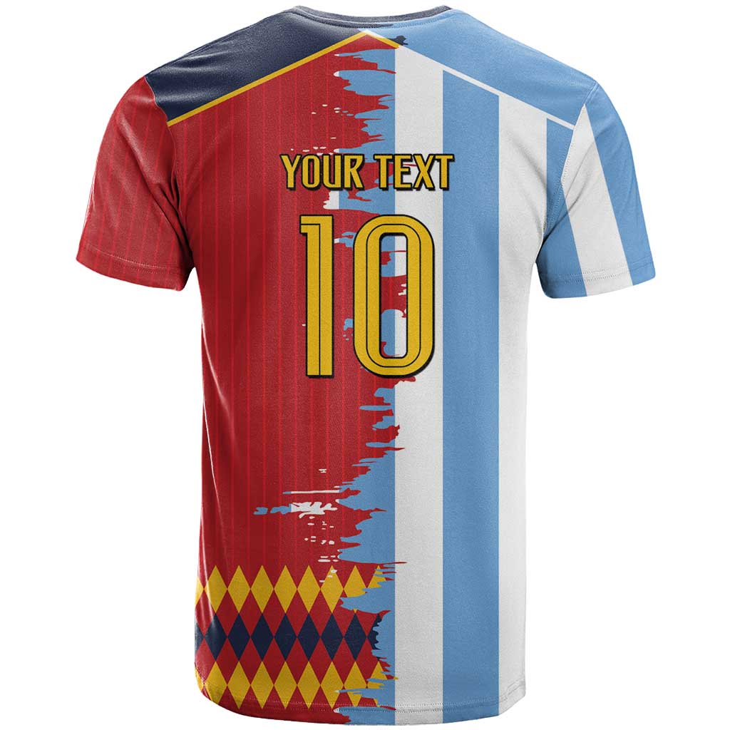 Custom Argentina and Spain T Shirt 2026 Battle Finalissima
