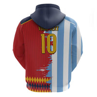 Custom Argentina and Spain Zip Hoodie 2026 Battle Finalissima