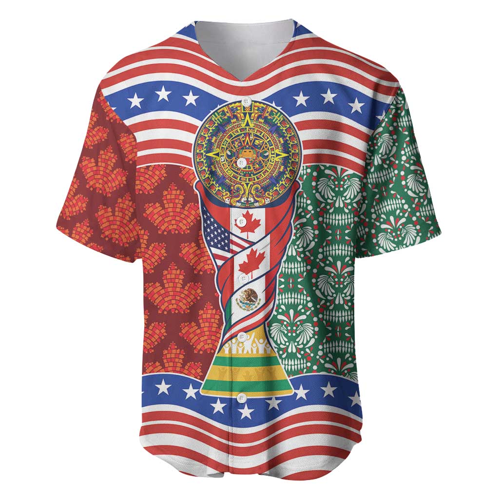 Custom Mexico Canada USA Baseball Jersey World Nations Football 2026
