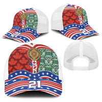 Custom Mexico Canada USA Baseball Net Cap World Nations Football 2026