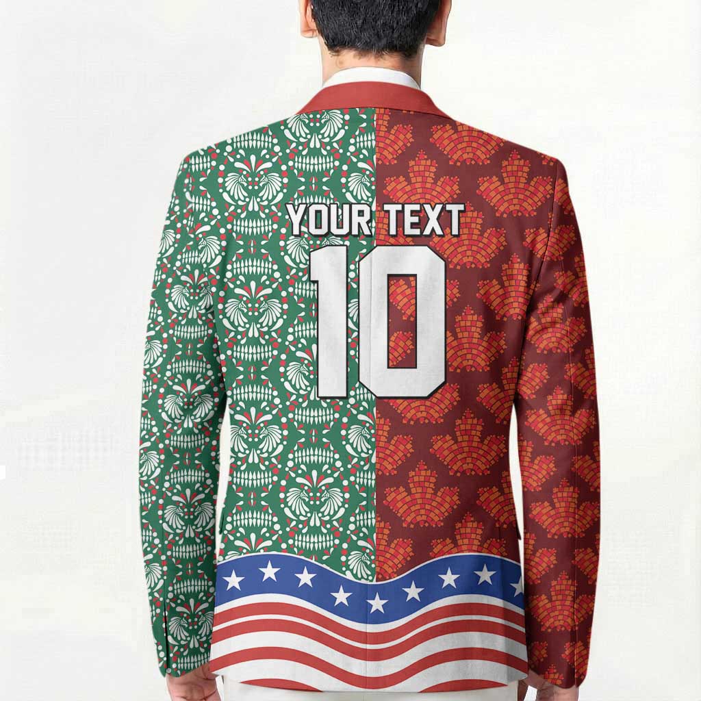 Custom Mexico Canada USA Blazer World Nations Football 2026