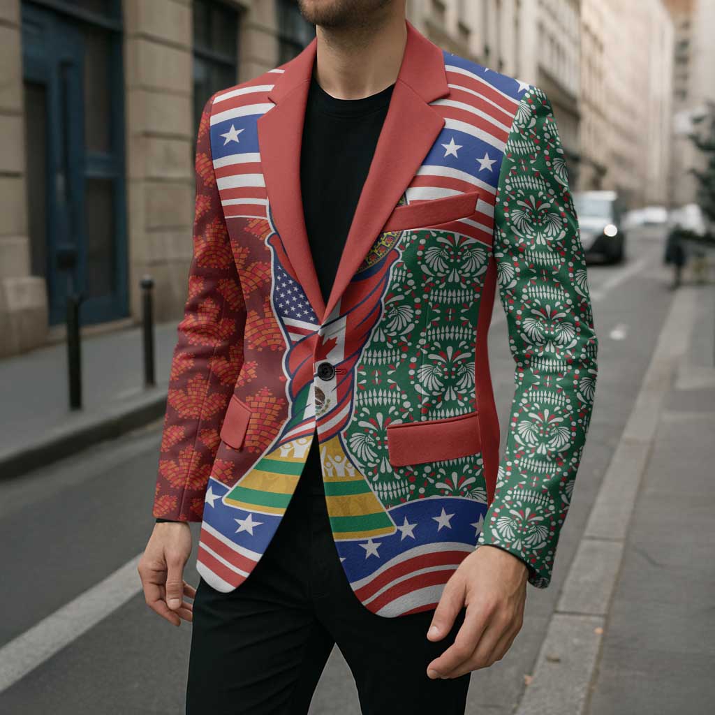 Custom Mexico Canada USA Blazer World Nations Football 2026