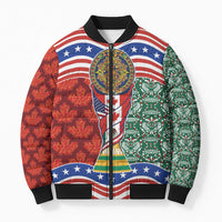 Custom Mexico Canada USA Bomber Puffer Jacket World Nations Football 2026