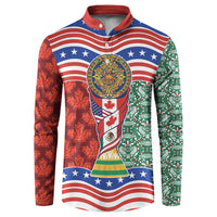 Custom Mexico Canada USA Button Sweatshirt World Nations Football 2026