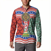 Custom Mexico Canada USA Button Sweatshirt World Nations Football 2026