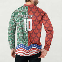 Custom Mexico Canada USA Button Sweatshirt World Nations Football 2026