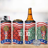 Custom Mexico Canada USA 4 in 1 Can Cooler Tumbler World Nations Football 2026