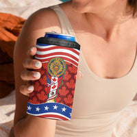 Custom Mexico Canada USA 4 in 1 Can Cooler Tumbler World Nations Football 2026