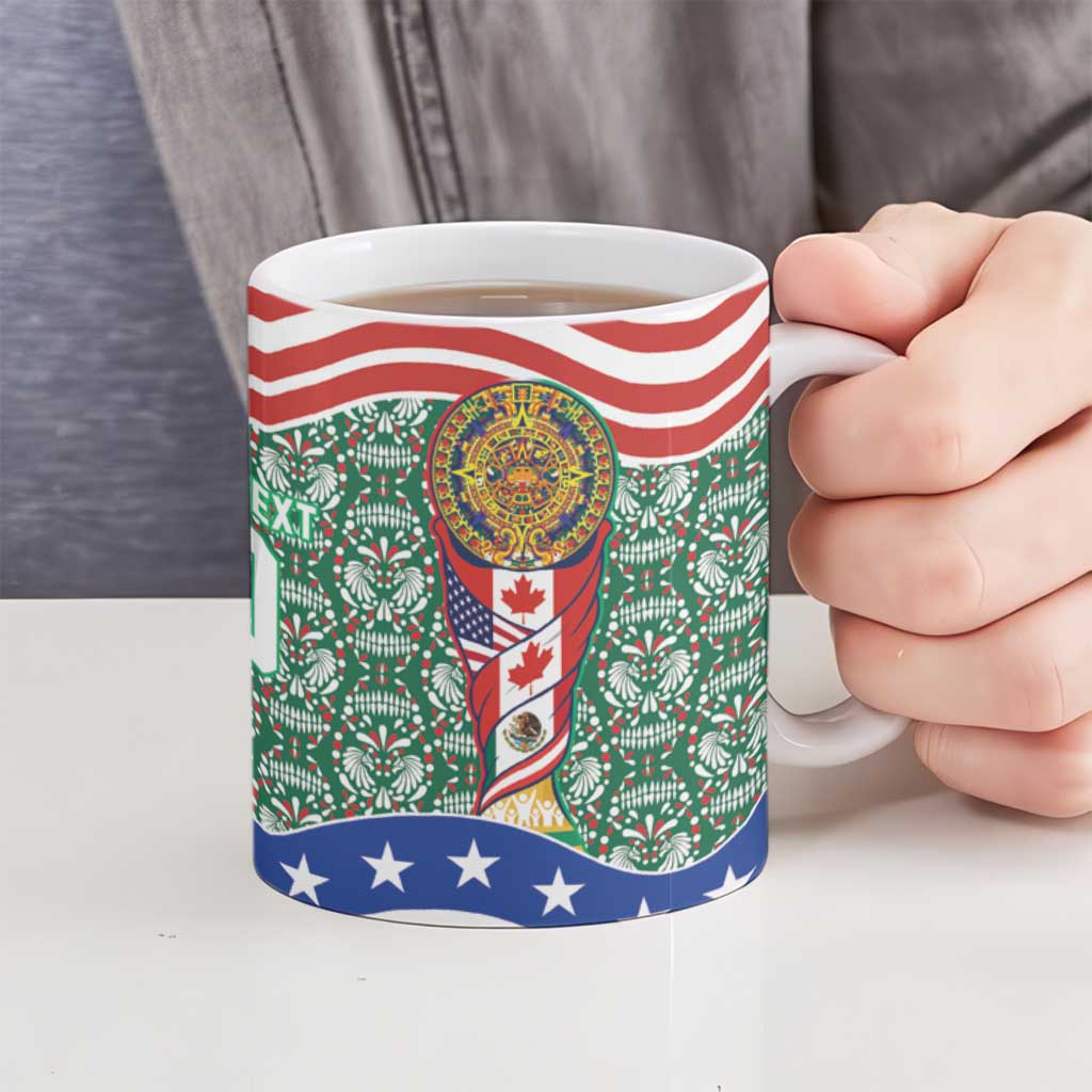 Custom Mexico Canada USA Ceramic Mug World Nations Football 2026