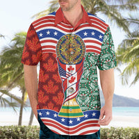 Custom Mexico Canada USA Hawaiian Shirt World Nations Football 2026