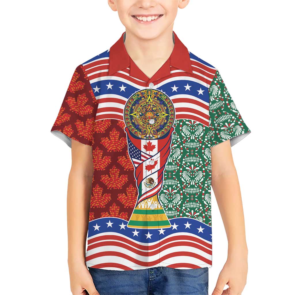 Custom Mexico Canada USA Hawaiian Shirt World Nations Football 2026