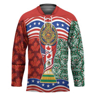 Custom Mexico Canada USA Hockey Jersey World Nations Football 2026