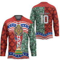 Custom Mexico Canada USA Hockey Jersey World Nations Football 2026