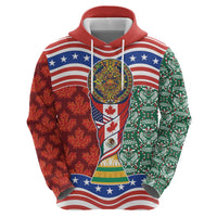 Custom Mexico Canada USA Hoodie World Nations Football 2026