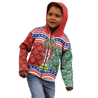 Custom Mexico Canada USA Kid Hoodie World Nations Football 2026