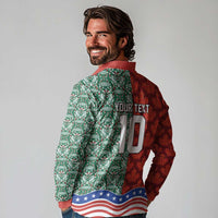 Custom Mexico Canada USA Long Sleeve Polo Shirt World Nations Football 2026