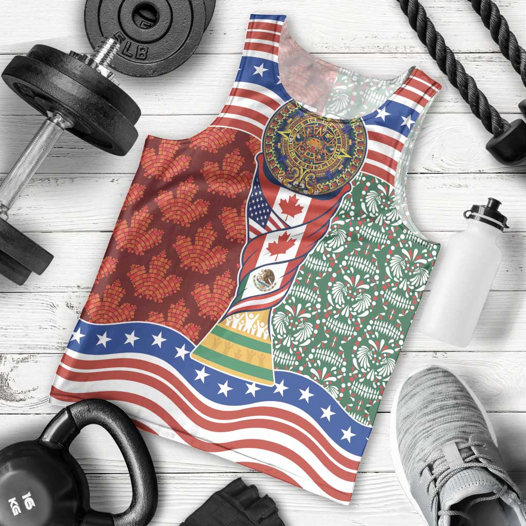 Custom Mexico Canada USA Men Tank Top World Nations Football 2026