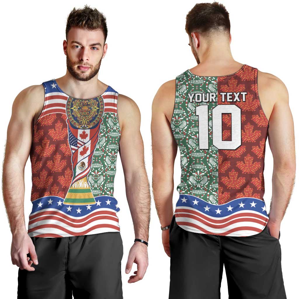Custom Mexico Canada USA Men Tank Top World Nations Football 2026
