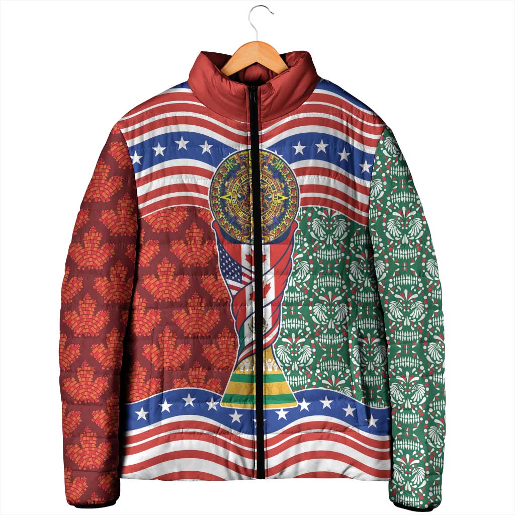 Custom Mexico Canada USA Padded Jacket World Nations Football 2026