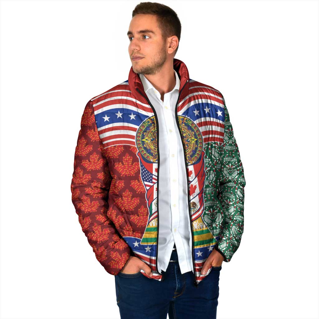 Custom Mexico Canada USA Padded Jacket World Nations Football 2026