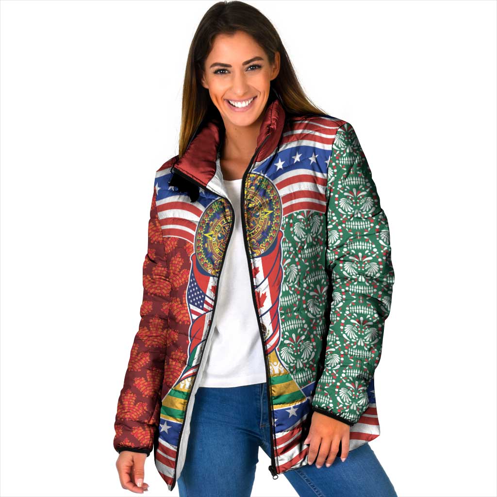 Custom Mexico Canada USA Padded Jacket World Nations Football 2026