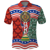 Custom Mexico Canada USA Polo Shirt World Nations Football 2026