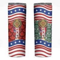 Custom Mexico Canada USA Skinny Tumbler World Nations Football 2026