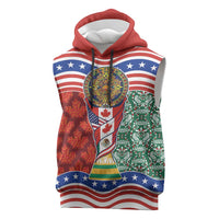 Custom Mexico Canada USA Sleeveless Hoodie World Nations Football 2026