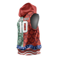 Custom Mexico Canada USA Sleeveless Hoodie World Nations Football 2026
