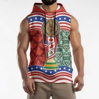 Custom Mexico Canada USA Sleeveless Hoodie World Nations Football 2026