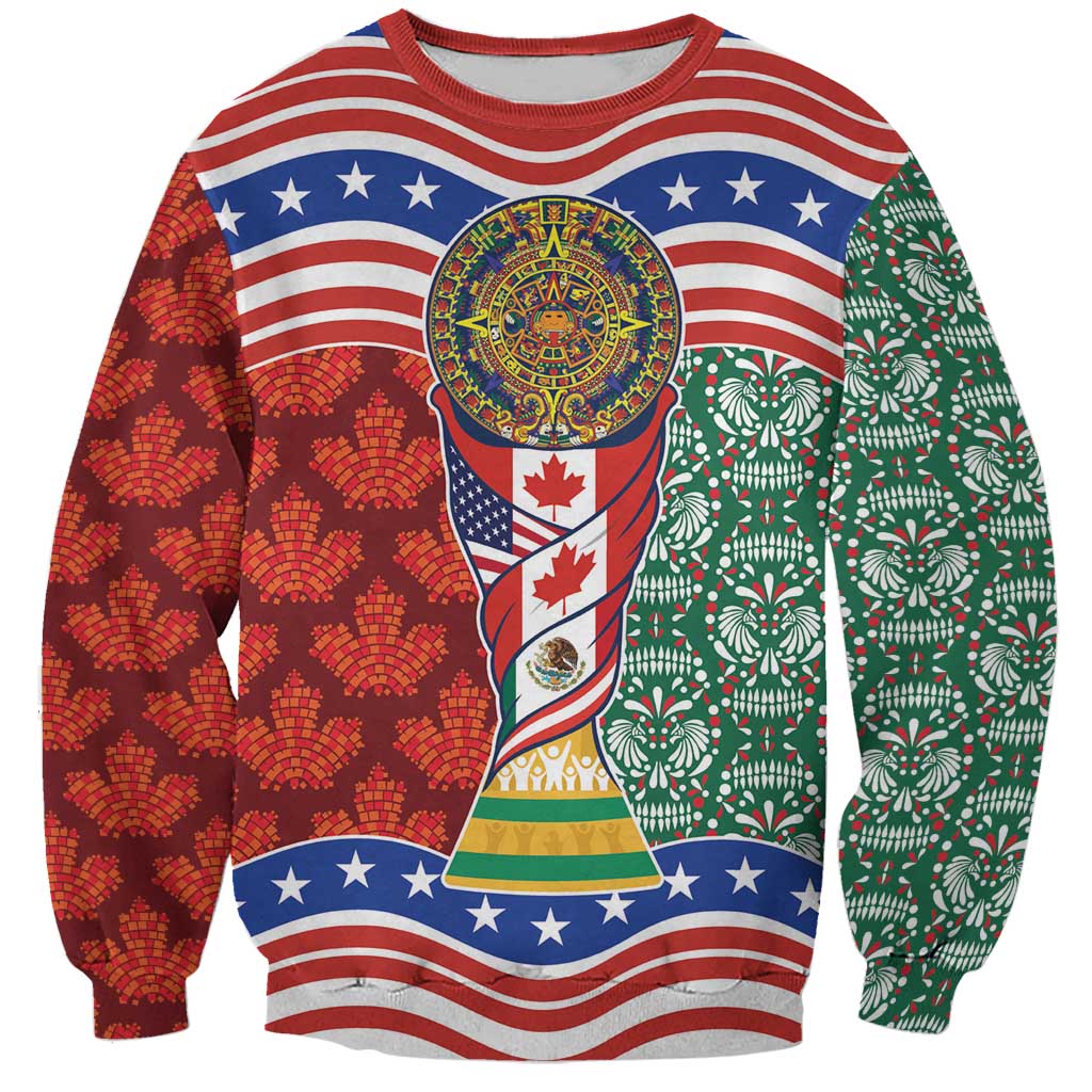 Custom Mexico Canada USA Sweatshirt World Nations Football 2026