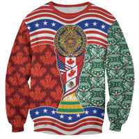 Custom Mexico Canada USA Sweatshirt World Nations Football 2026