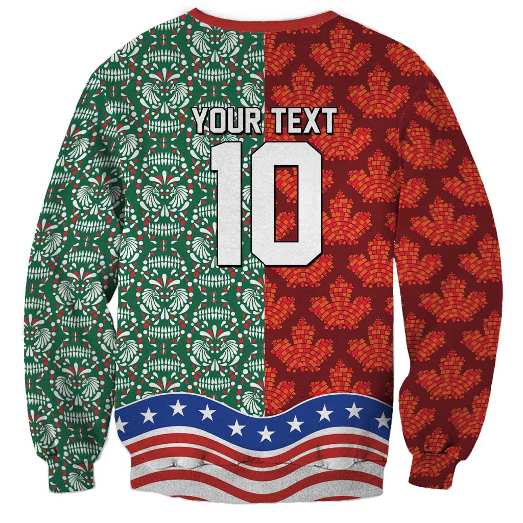 Custom Mexico Canada USA Sweatshirt World Nations Football 2026