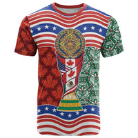 Custom Mexico Canada USA T Shirt World Nations Football 2026