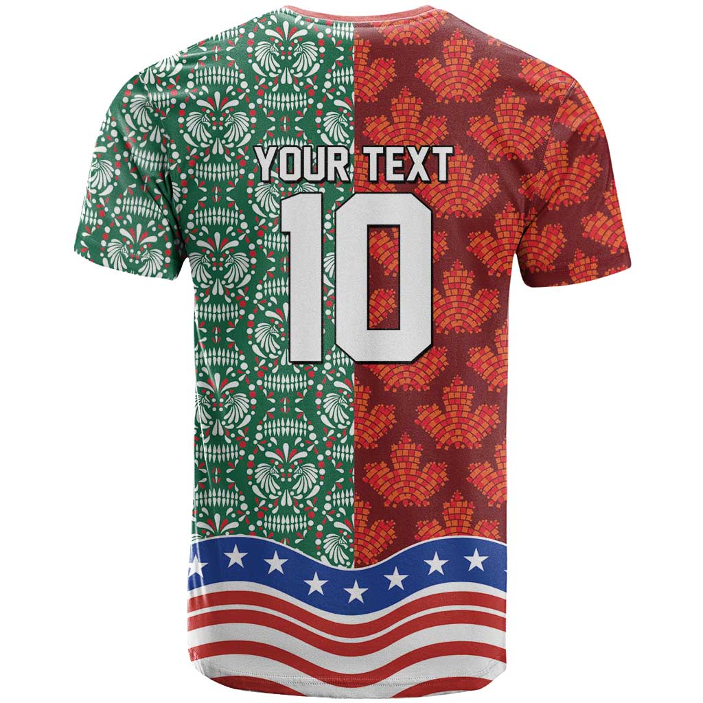 Custom Mexico Canada USA T Shirt World Nations Football 2026