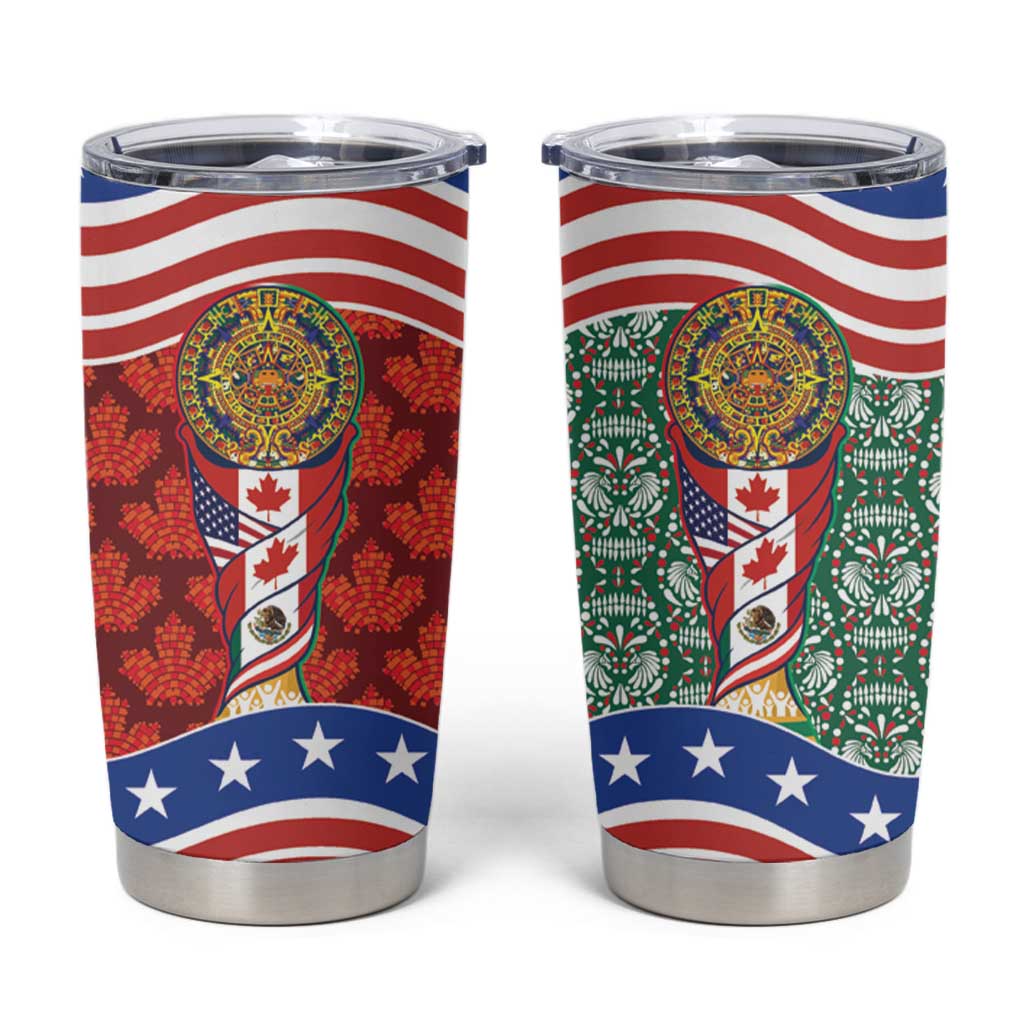 Custom Mexico Canada USA Tumbler Cup World Nations Football 2026
