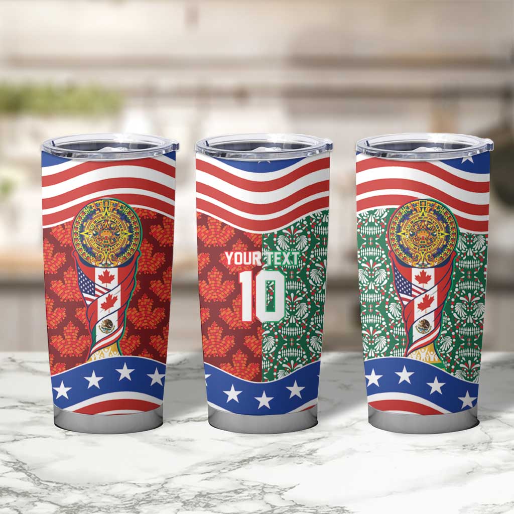 Custom Mexico Canada USA Tumbler Cup World Nations Football 2026