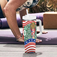 Custom Mexico Canada USA Tumbler With Handle World Nations Football 2026