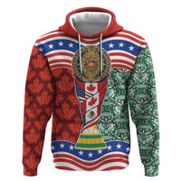 Custom Mexico Canada USA Zip Hoodie World Nations Football 2026