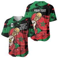 Personalized Morocco From Atlas To Victory Baseball Jersey Atlas Lions World Football Supporter Edition