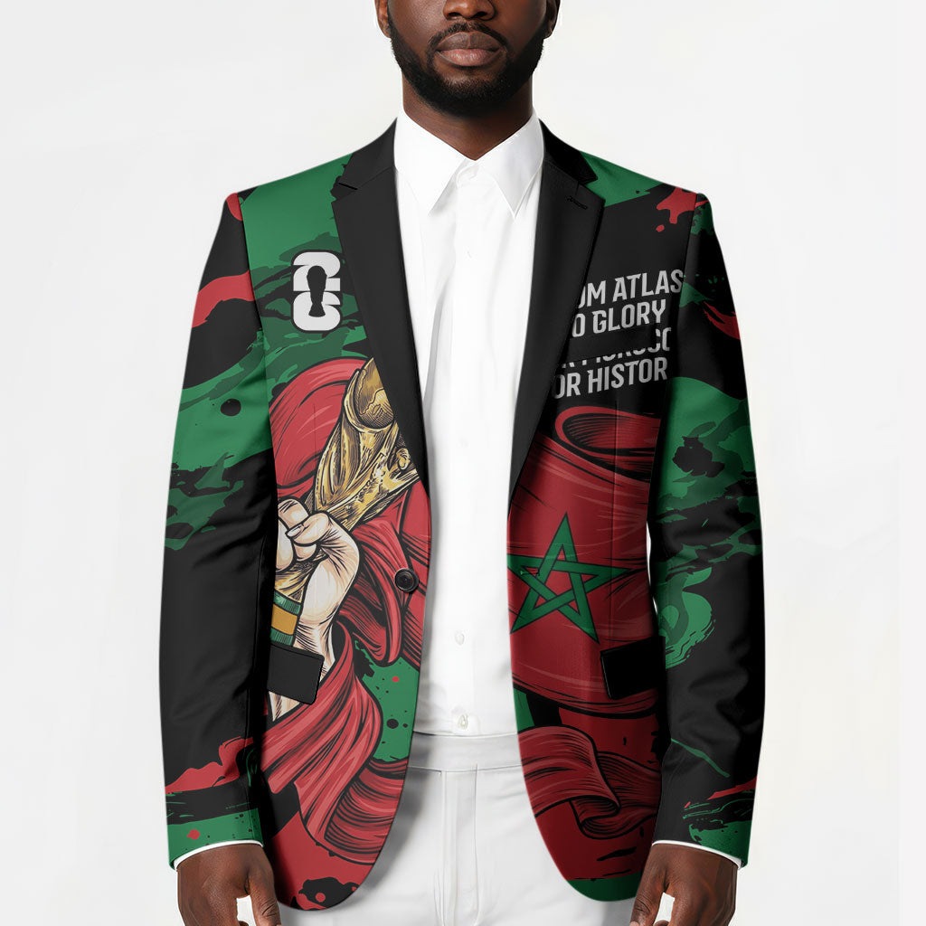 Personalized Morocco From Atlas To Victory Blazer Atlas Lions World Football Supporter Edition