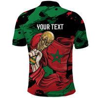 Personalized Morocco From Atlas To Victory Polo Shirt Atlas Lions World Football Supporter Edition