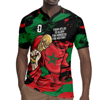 Personalized Morocco From Atlas To Victory Rugby Jersey Atlas Lions World Football Supporter Edition