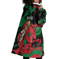 Personalized Morocco From Atlas To Victory Wearable Blanket Hoodie Atlas Lions World Football Supporter Edition