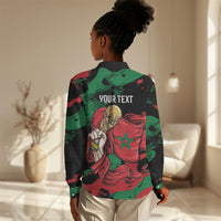 Personalized Morocco From Atlas To Victory Women Casual Shirt Atlas Lions World Football Supporter Edition