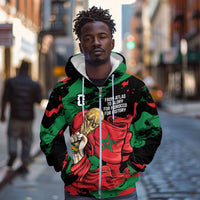 Personalized Morocco From Atlas To Victory Zip Hoodie Atlas Lions World Football Supporter Edition