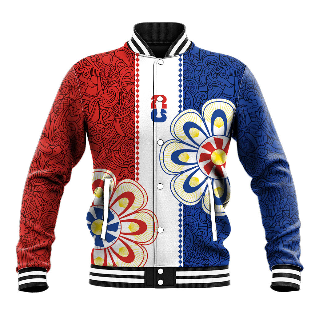 Vamos Paraguay Custom Baseball Jacket Nanduti Heritage Football Supporter
