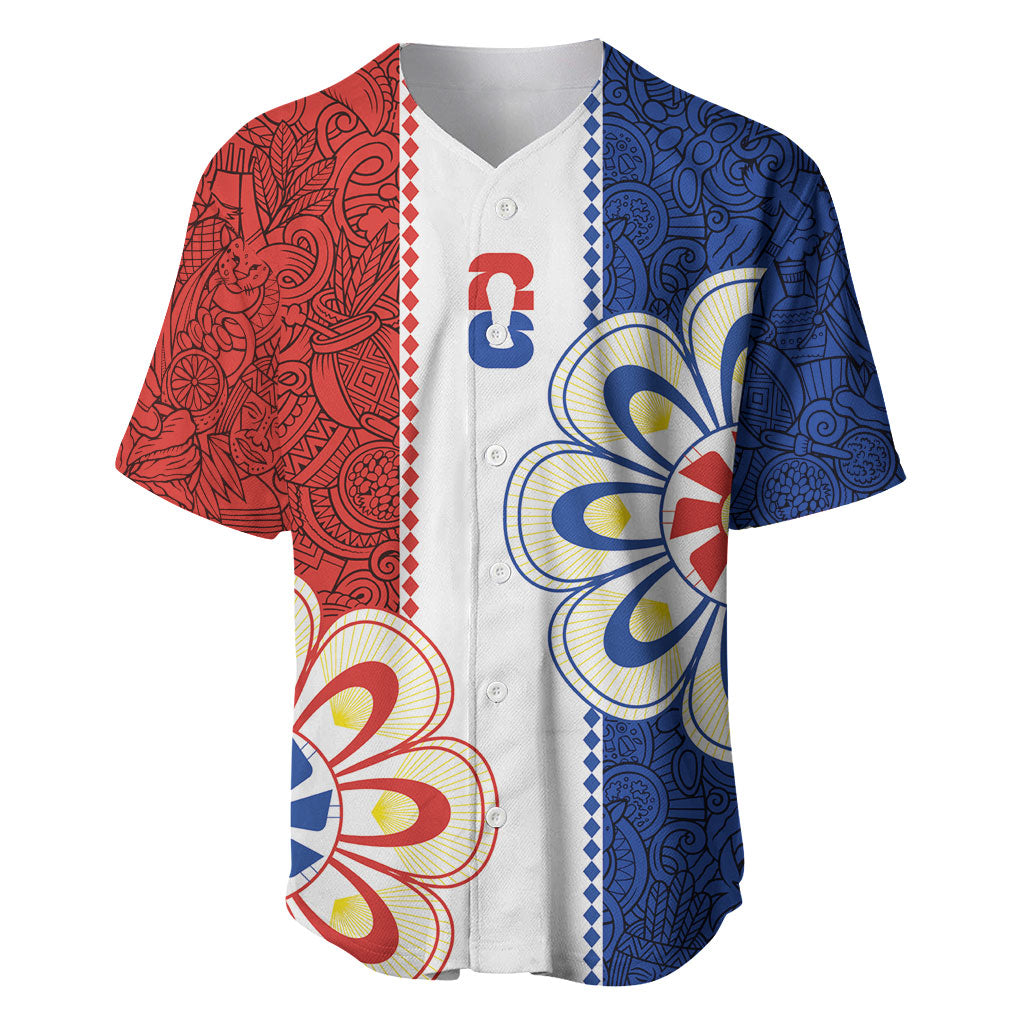 Vamos Paraguay Custom Baseball Jersey Nanduti Heritage Football Supporter